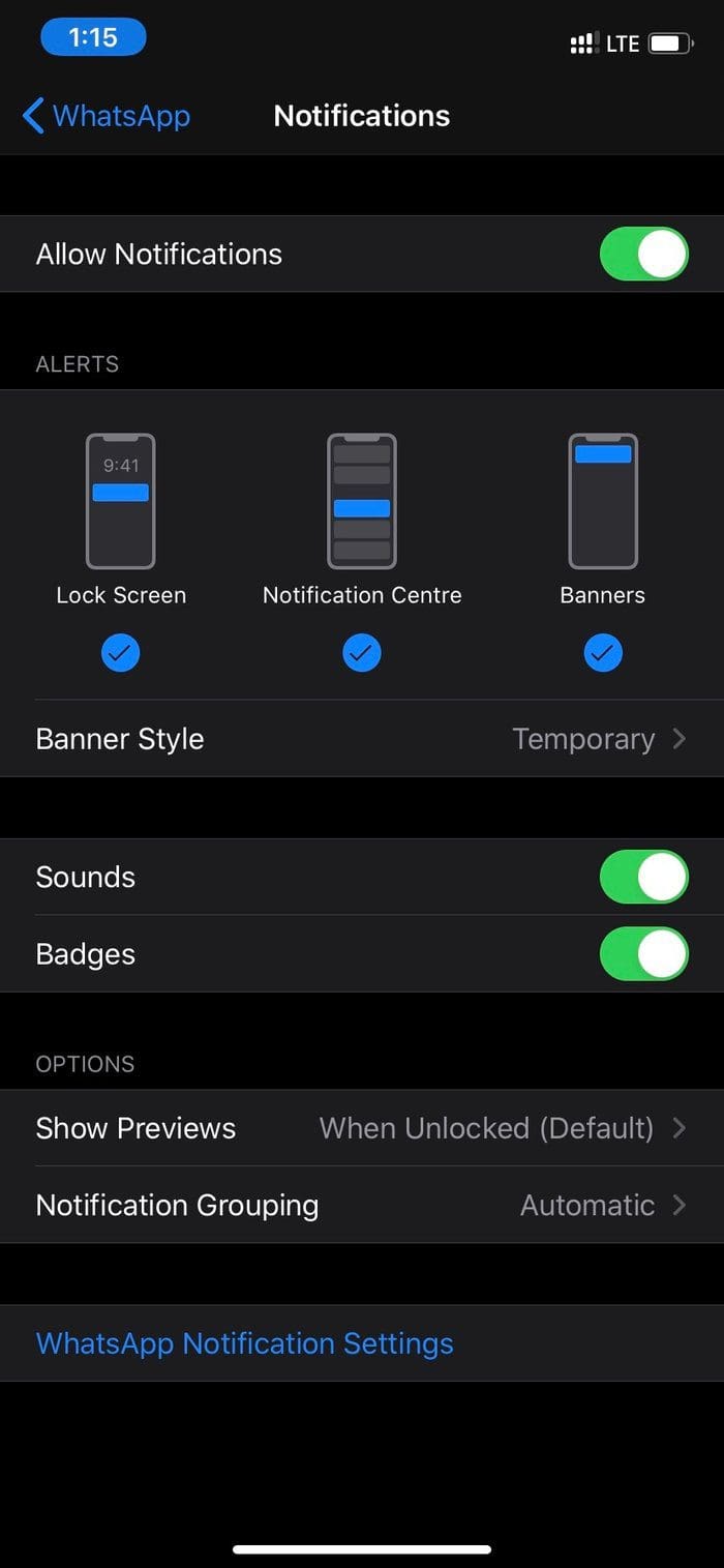 Allow notifications
