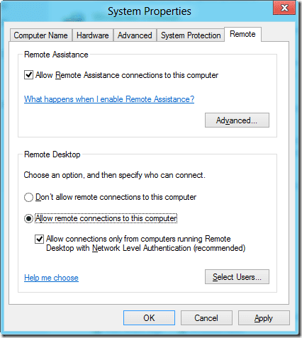 Allow On This Computer