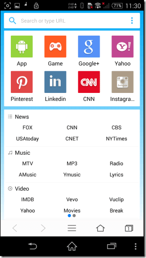 Android Browsers 8