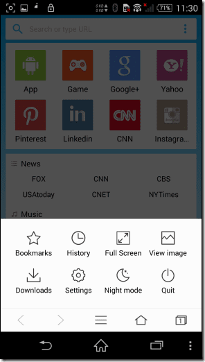 Android Browsers 9