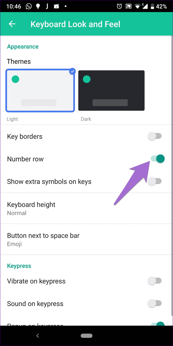 Android Keyboard Number 17