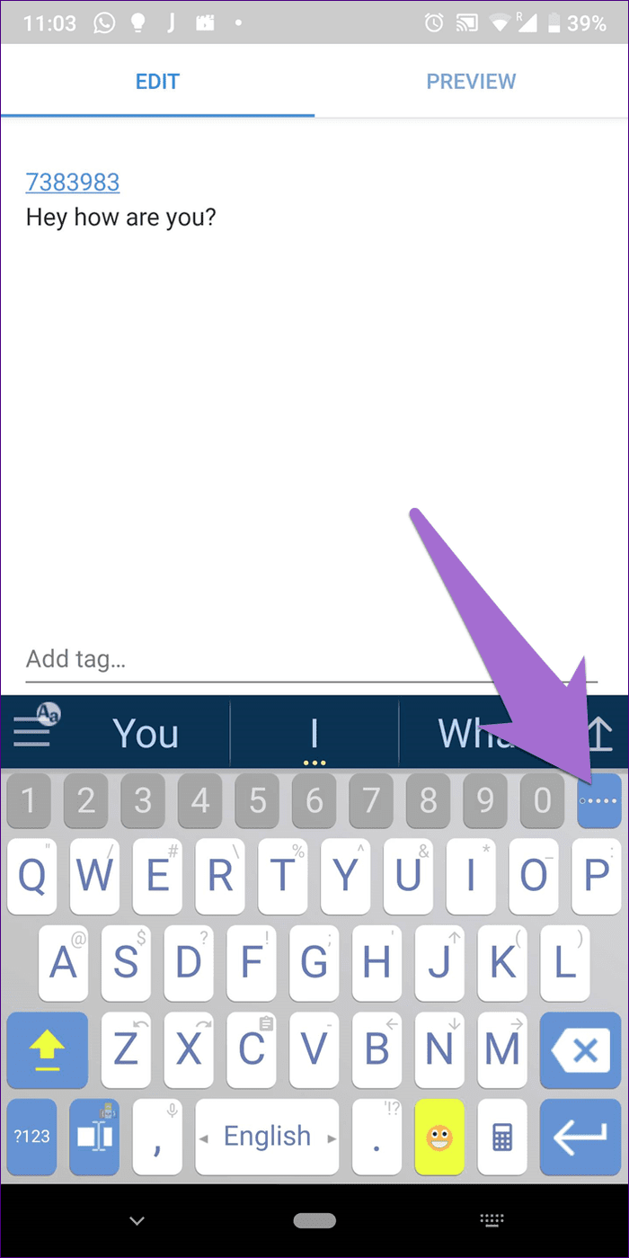 Android Keyboard Number 18