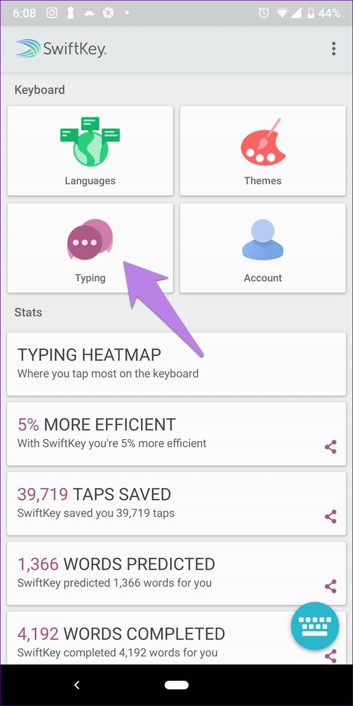 Android Keyboard With Arrow Keys 2