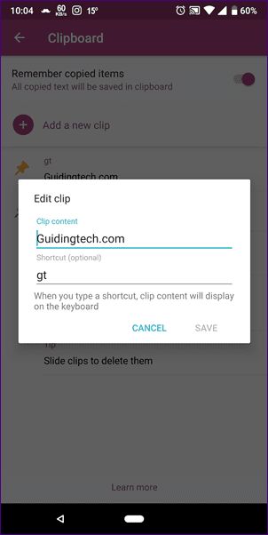 Android Keyboard With Clipboard 6