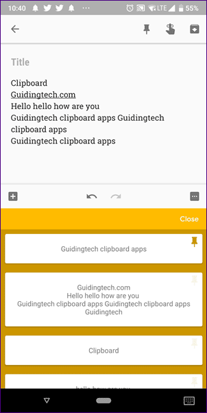 Android Keyboard With Clipboard 9