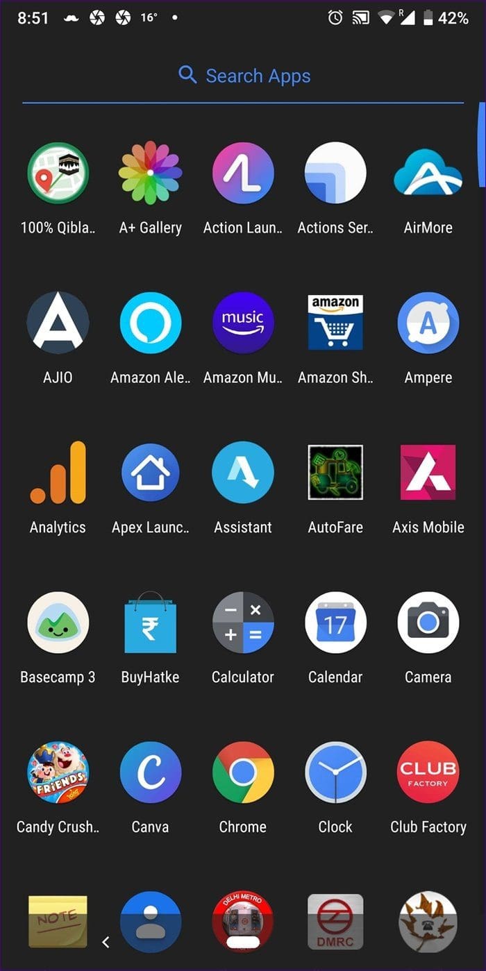 Android Launcher Dark Mode 15