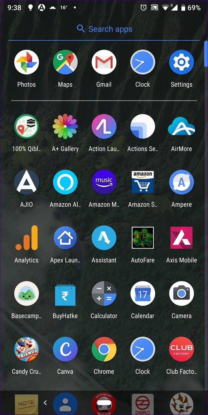 Android Launcher Dark Mode 18