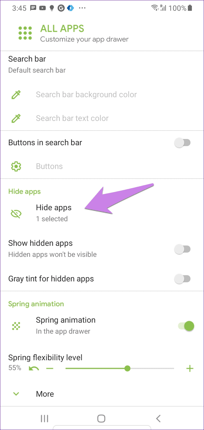 Android launcher to hide apps 21