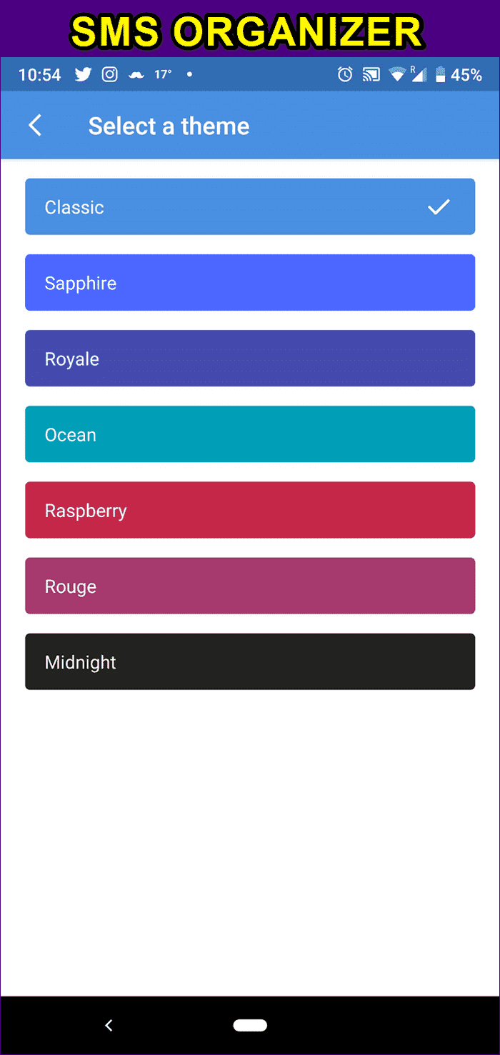 Android Messages Vs Sms Organizer 11
