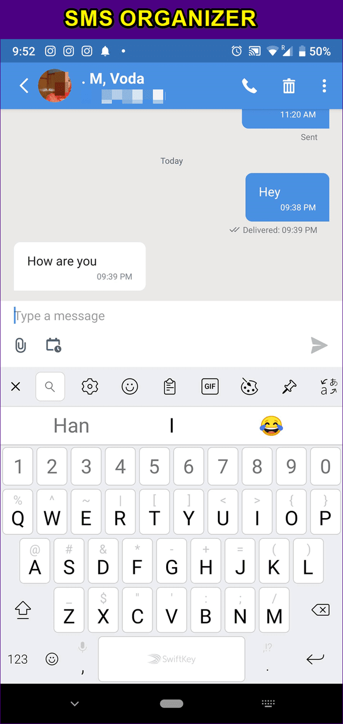Android Messages Vs Sms Organizer 5