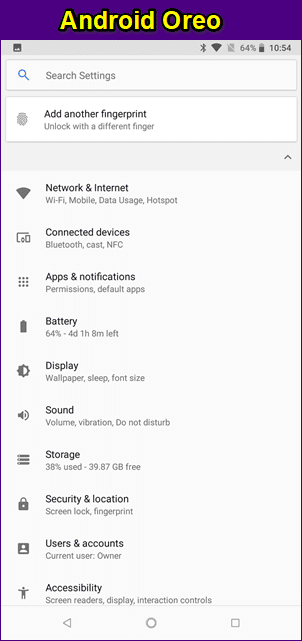Android P Vs Android Oreo 7