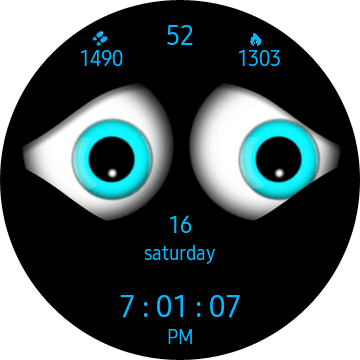 Animated watch face for samsung galaxy watch 2