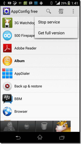 Appconfig Stop Service
