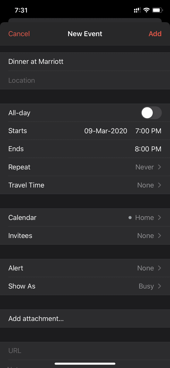 Apple calendar 3
