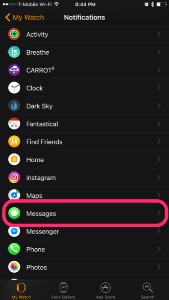 Apple Watch Turn Off Messages Alerts Read Receipts 5