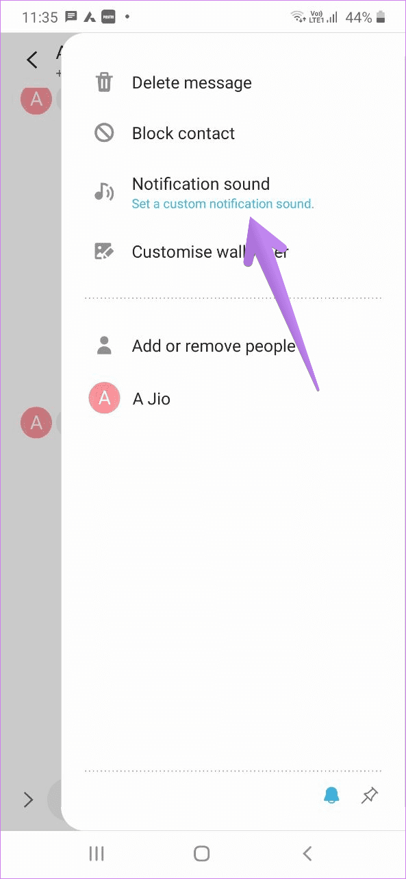 Assign text tone to contacts on android 12
