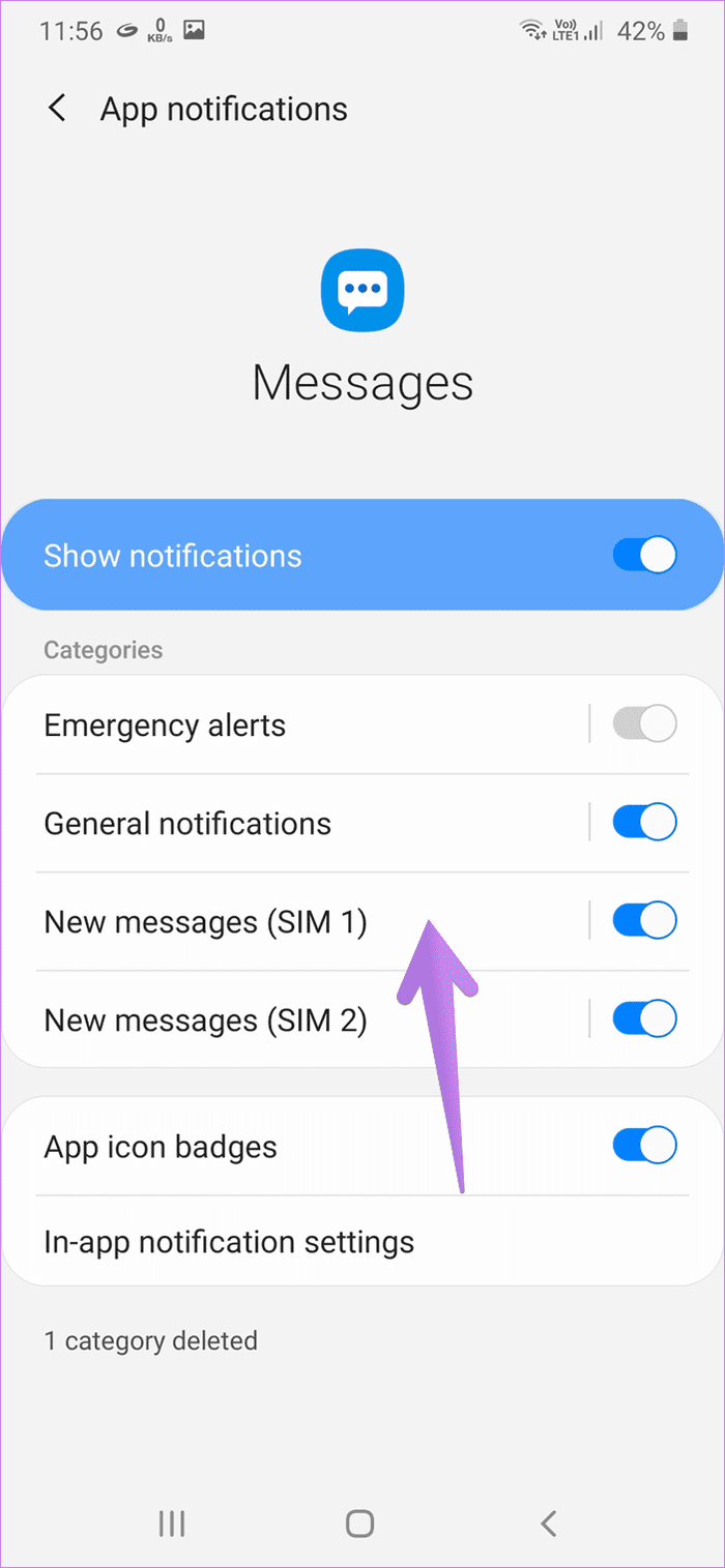 Assign text tone to contacts on android 15