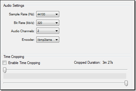 Audio Settings