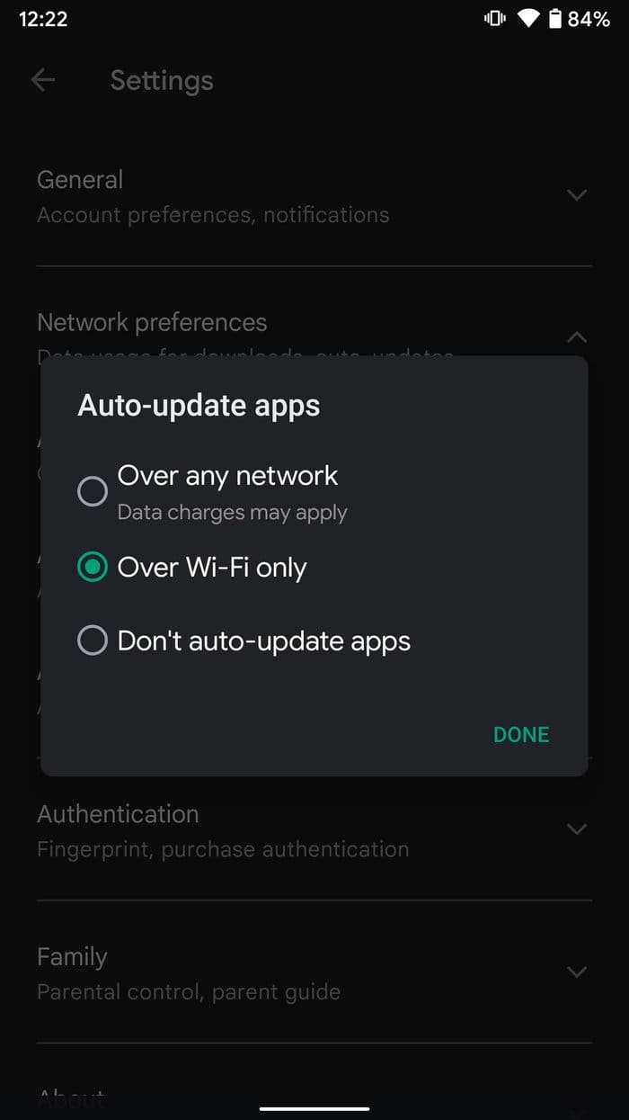 Auto update play store apps