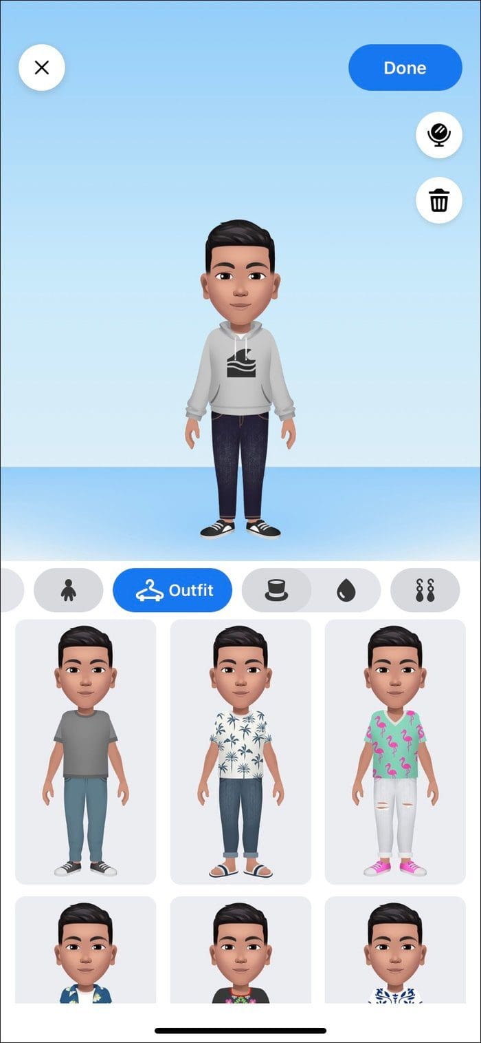 Avatar outfit