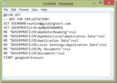 Batch File