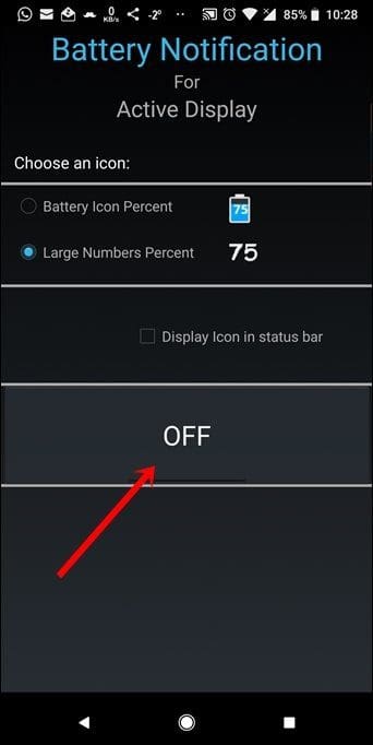 Battery Percentage Pixel Ambient Display 6