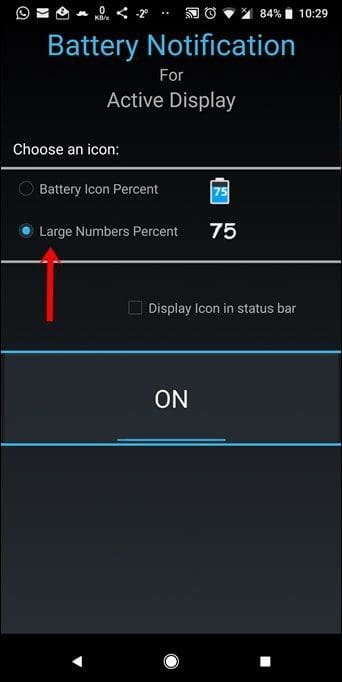 Battery Percentage Pixel Ambient Display 7
