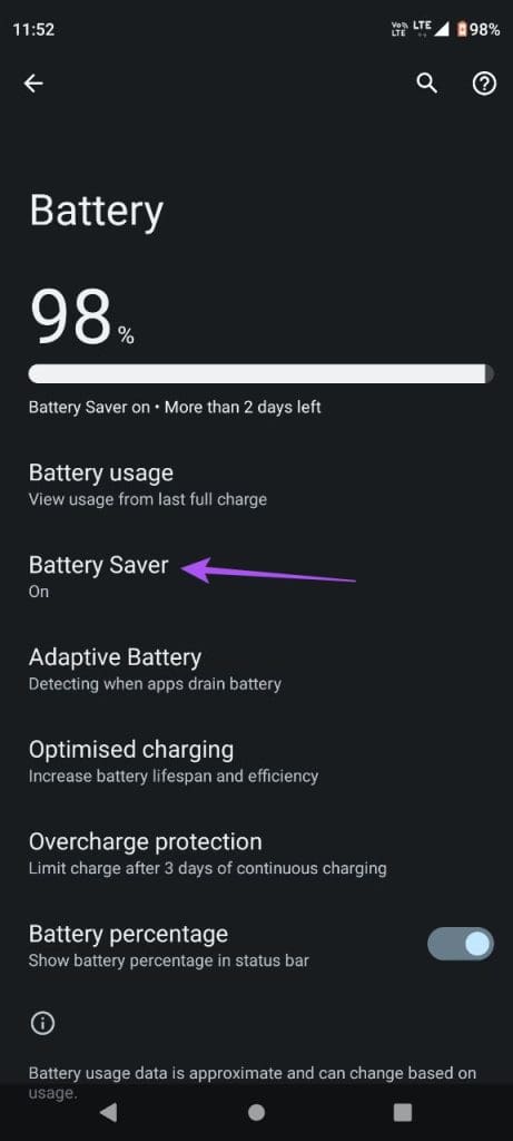 battery saver android