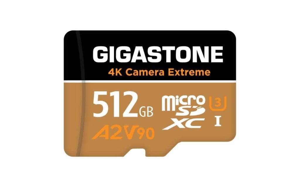 Gigastone microSD card for GoPro