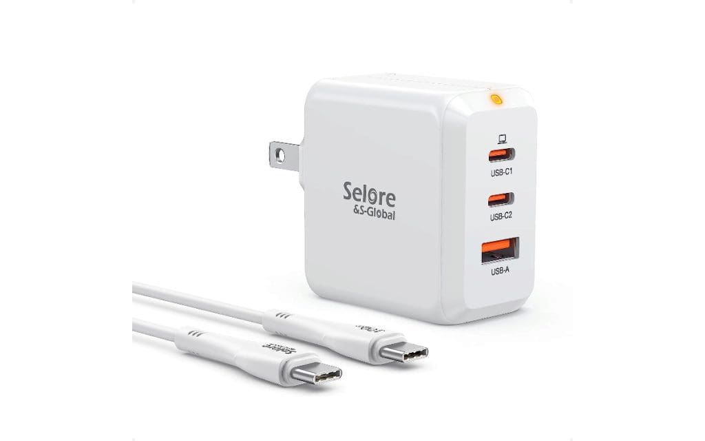 best fast chargers for Samsung Galaxy Z Fold 5 Selore & S-Global Dual USB-C Charger