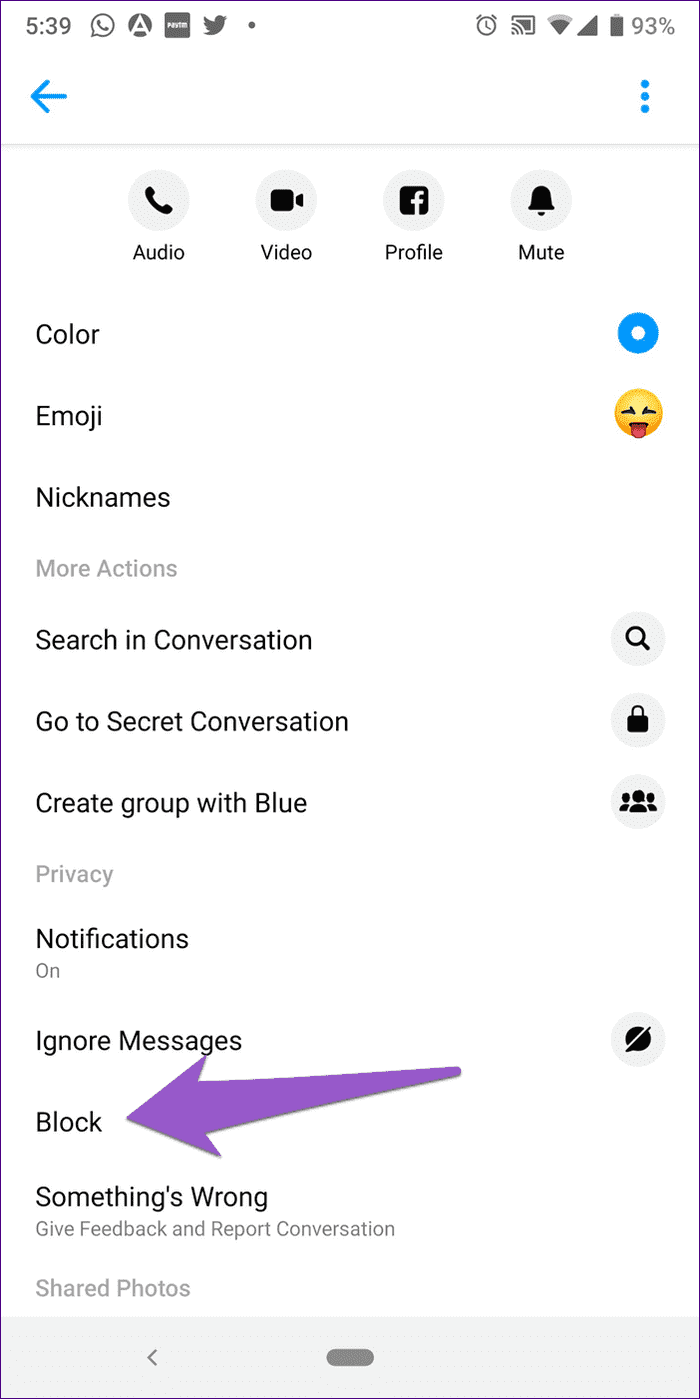 Block On Facebook Messenger 8