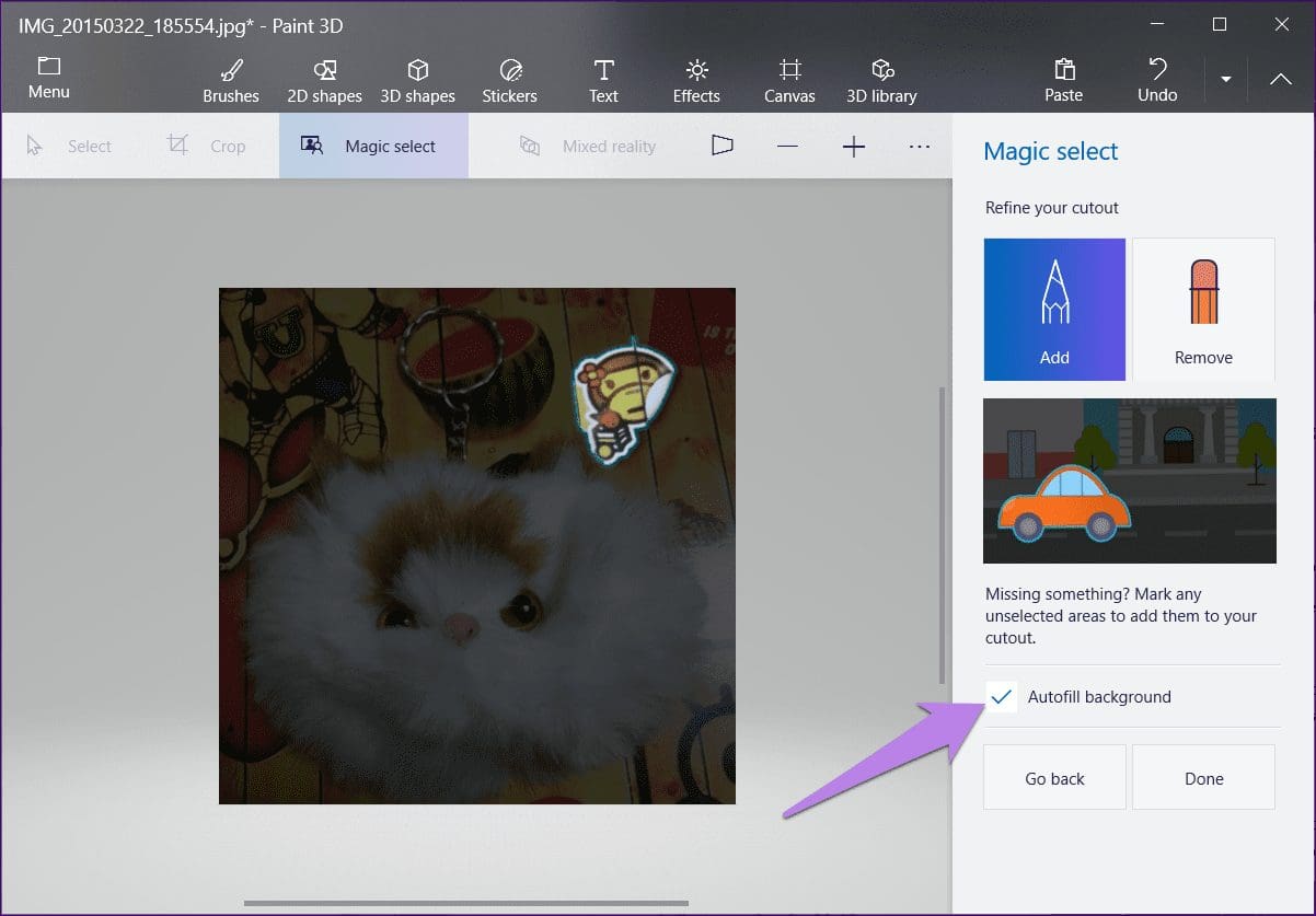 Blur image in paint 3d 14