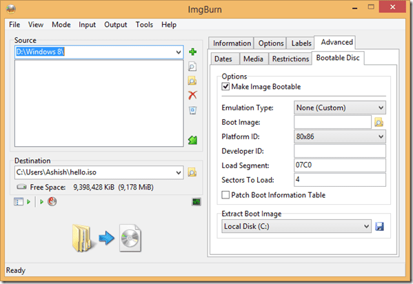 Bootable Disc