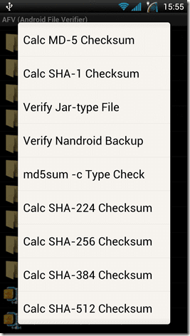 Calculate Menu