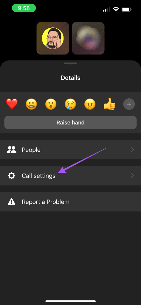 call settings facebook messenger mobile