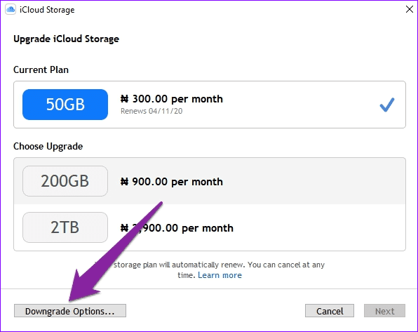 Cancel icloud storage plan without iphone 09