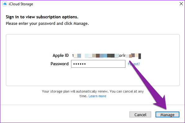 Cancel icloud storage plan without iphone 10