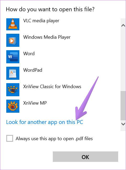 Cannot change default app in windows 9