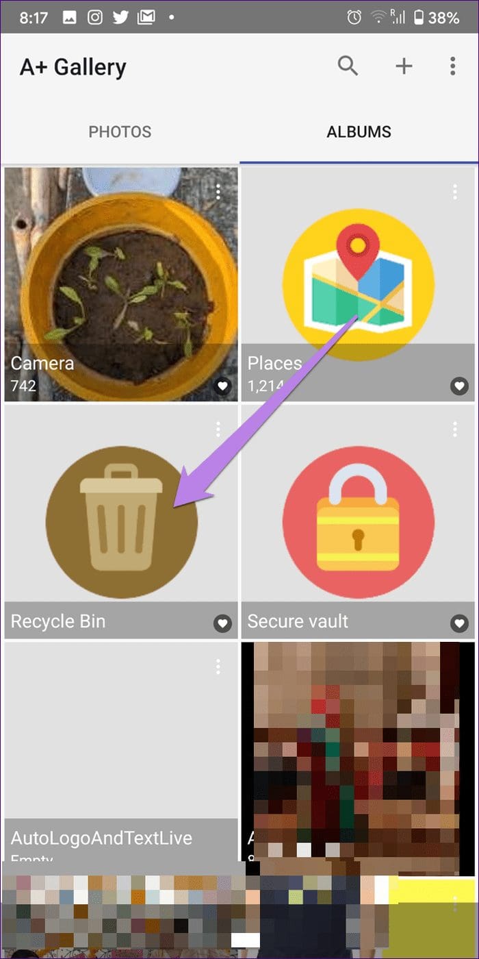 Cannot delete photos from android gallery 4