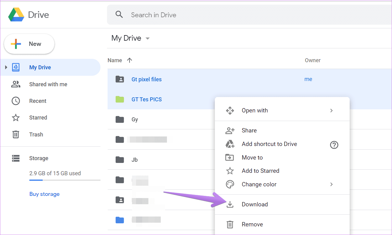 Cannot download files from google drive 1