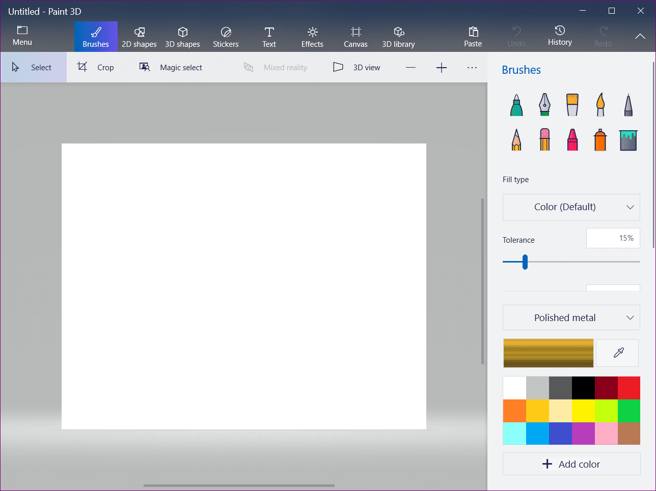 Change Background In Paint 3D 10
