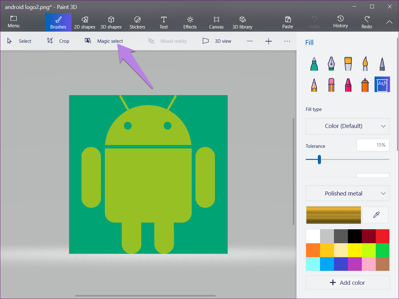 Change Background In Paint 3D 4