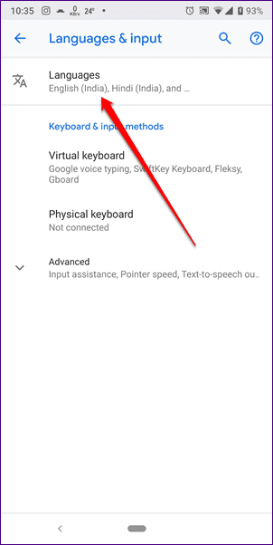 Change Google Feed Language 14