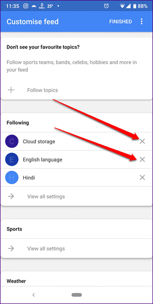 Change Google Feed Language 24