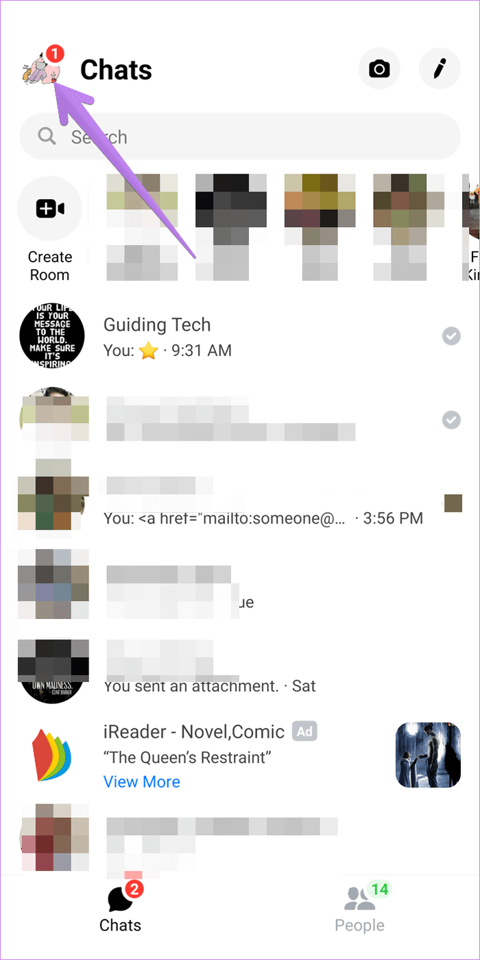 Change messenger theme color 10
