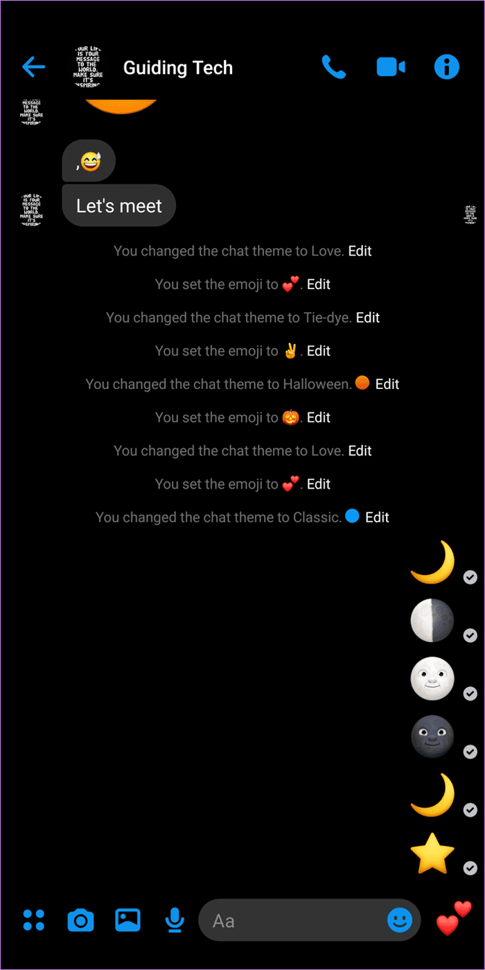 Change messenger theme color 9