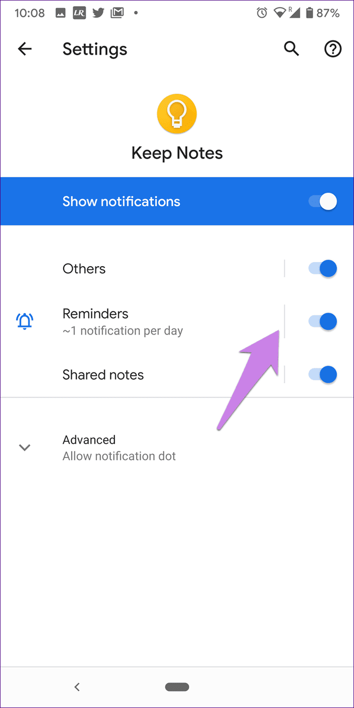 Change Reminder Tone Google Keep 4