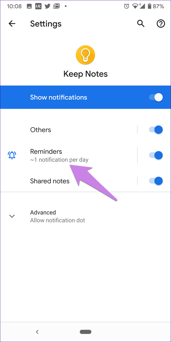 Change Reminder Tone Google Keep 6