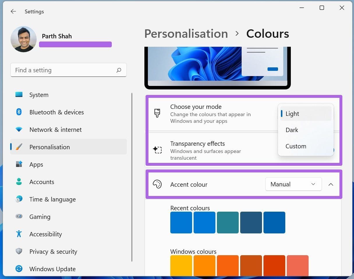 Change start menu theme