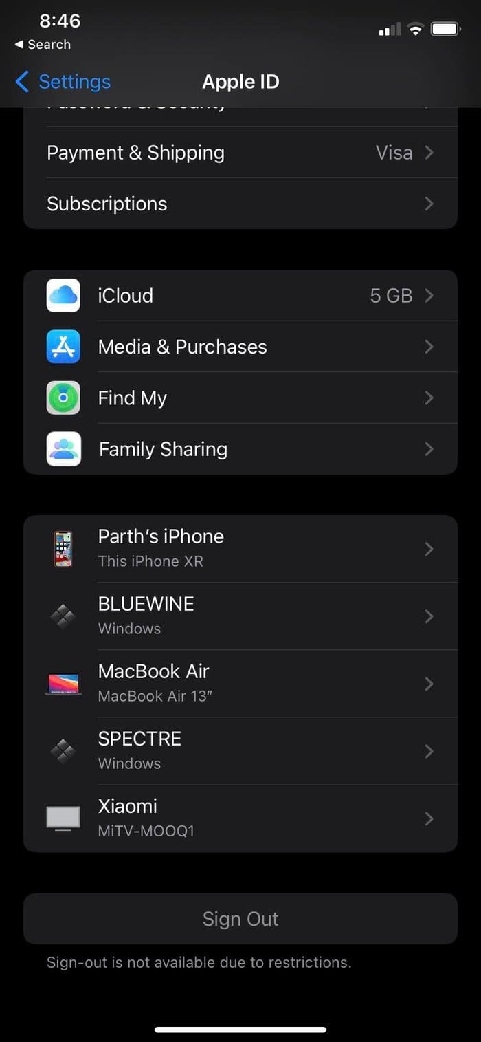 Check apple ID on i Phone